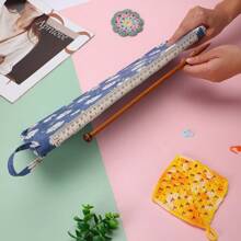 1pc New Knitting Needle Storage Bag, Multi-Style Options, Portable Knitting Needle Organizer Bag Suitable For Crochet Hooks & Knitting Needles