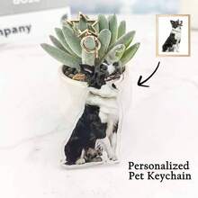 1件客製化壓克力立牌，個性化寵物狗立牌，心愛寵物展示，居家裝飾，送給寵物愛好者、家人與朋友的禮物，母親節、父親節、手工禮物、領養週年紀念禮物 - 彩色 - 查看 9
