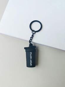 1PCS/3PCS/4PCS 3D迷你软塑健身器材系列钥匙扣，简约时尚的粉色和黑色运动水壶，杠铃哑铃片仿真挂件，举重运动包挂件配饰，适合男士情侣兄弟父亲，返校季礼物汽车配饰可爱哥特Y2K - 彩色 - 查看 12