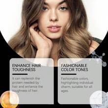 200ml Light Brown Hair Dye Shampoo Is A Shampoo Used To Cover White Hair. It Is A Soluble Brown Hair Dye Shampoo, A Long-Lasting Brown Hair Dye, Easy To Use, And A Semi Permanent Hair Dye Hair Care Product - Nâu nhạt - Xem 6