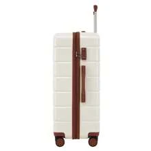 fangange M-L-XL Suitcase, 3-Piece Suitcase (20&24&28 Inches), Made Of ABS+PC Material, With Double 360° Swivel Wheels, TSA Lock, Interior Compartments - Ideal For Family Travel Or Business Trips.