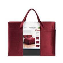 7 Piece  Bed In A Bag Comforter Set With Sheets Twin XL Full Queen King Sizes Reversible Machine Washable