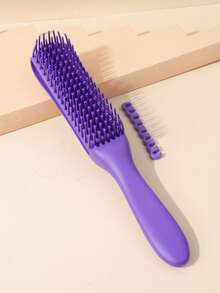 1/3 chiếc lược gỡ rối cho tóc đen tự nhiên, lược gỡ rối cho tóc xoăn Afro kết cấu 3/4abc, gỡ rối nhanh hơn và dễ hơn cho tóc ướt hoặc khô mà không đau (màu tím) - Màu tím - Xem 9