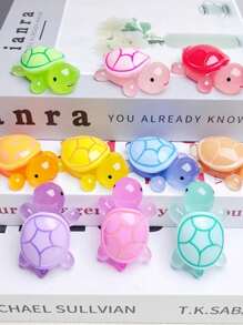 Night Light Turtle Statues - Resin Garden Miniature Animal Decorations - No Need For Electricity Or Batteries, Outdoor Decorations, Colorful Glowing Plastic Handmade Models, Suitable For DIY, Nail Art, And Home Decoration | Playful Animal Statues | Decorative Turtles