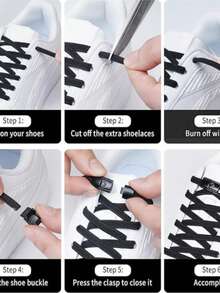 2PCS Set Of 39.37 Inch Corrugated Sports Shoelaces, Lightweight, Woven, Solid Color, Adjustable, Including 2 Shoelaces And 2 Buckles, Hand Washed