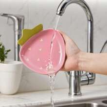 1pc Ceramic Spoon Rest For Stove Top, Cute Strawberry Spoon Rest Cooking Spoon Holder For Kitchen Counter, Utensil Rest Spatula Rest Ladle Holder Tong Rest, Gift For Cooking Housewarming Wedding - Multicolor - View 11