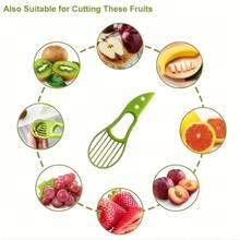 1pc Avocado Slicer - 3-In-1 Multifunctional Tool For Outdoor, Home, And Camping Use