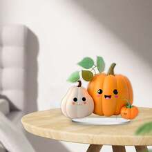 Halloween Table Decorations Cute Pumpkin Acrylic Sign 2D Flat Ornaments Centerpieces