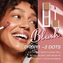 Ushas 6-Color Liquid Blush, Multi-Purpose Makeup, Creates A Natural Blush, Bright Eyeshadow, Matte Natural Lip Gloss, Easy To Apply, Long-Lasting Moisture Retention, Enhances Complexion, And Creates A Delicate Makeup Look. Essential Beauty Item - #06 - Xem 3