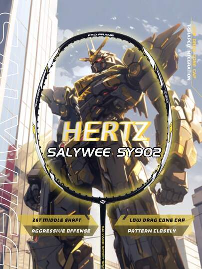 2pcs With Free Bag Herz Series Composite Carbon Fiber 4U G5 22-26Lbs Enhanced Control And Power, Beginner Friendly, Free Bag, Ultra-Light High-Tension, Precision 6.8mm Shaft, G5 Control Grip