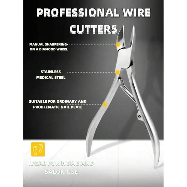 1pc Nail Clippers Nail Scissors Eagle Pliers Pedicure Pliers Nail Furrow Inlay Nail Clippers Eagle Mouth Nail Clippers