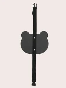 1pc Cute Bear Baby Car Seat Rear View Mirror, Seat Observation Mirror, Baby In-Car Rearview Mirror - Black - View 5