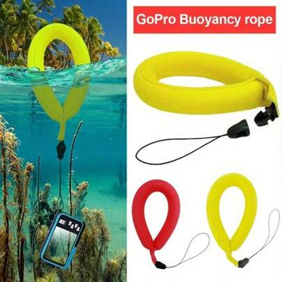 Oppselve Waterproof Camera Float Belt - Anti-Sinking Digital Universal Floating Wristband For Camera And Phone, High-Grade Photography Buoyancy Bracelet, Yellow And Red Options, Underwater Photography Gear | Floating Camera Support | Adjustable Camera Strap, Camera Accessories