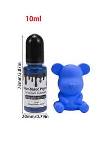 10ml/瓶 24色石膏著色樹脂染料，水溶性濃縮顏料，適用於混凝土水泥模具製作、DIY手工皂著色、蠟燭製作染料顏料 - 彩色 - 查看 26