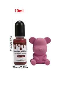 10ml/瓶 24色石膏著色樹脂染料，水溶性濃縮顏料，適用於混凝土水泥模具製作、DIY手工皂著色、蠟燭製作染料顏料 - 彩色 - 查看 19