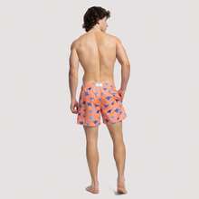 Apres Life Men's Soft Stretchy Quick-Dry Office Weekend Training Orange MANTAORANGESHORTS - Orange - View 2