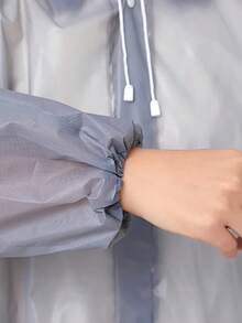 Imperméable réutilisable épais à la mode en EVA pour adultes, randonnée en plein air, portable et pratique