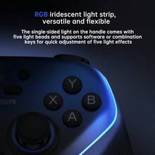 GAMESIR T4n Pro Supernova Magnetic Controller Dual-Mode Wireless Velvet Grip Adaptive Vibration Switch/PC/Steam/TV Universal Starry Blue (With Built-In Charging Base) - Starry Blue (with Charging Base) - View 9