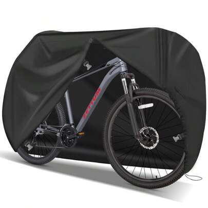 1pc 200*70*100Cm M Bicycle Cover, Nylon Bicycle Cover Oxford Fabric, Suitable For 1/2 Bicycle, Bicycle Cover With Seat Hole, Suitable For Road Mountain Bike