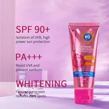 1pc Rose Sunscreen, Multi-Functional Repairing Isolation BB Cream, Rose Fragrance, High SPF, 2-In-1 Sunscreen And Isolation, Moisturizing And Oil Control, Concealing Pores, Waterproof And Sweat-Proof, Say Goodbye To Tanning And Aging, Non-Drying After Sun Exposure, Suitable For Travel, Camping, Hiking, Mountaineering, Outdoor Activities, Beach, Summer Skincare, Cosmetics For Women And Girls. - Multicolor - View 9
