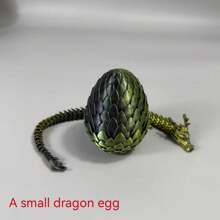 1pc 3D Printed Giant Scaled Dragon Egg + 23.62 Inch Large Decorative Item, Home Gift, Party Gift, Halloween & Christmas Gift, Fashionable Scaled Dragon Decor