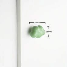 Tiradores de muebles con diseños de estrellas, nubes y lunas en cerámica para habitaciones infantiles, manijas de armarios y cajones con dibujos animados