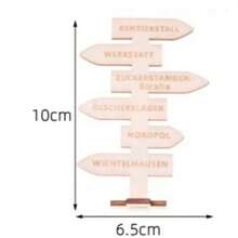 Casa de madera de Navidad en miniatura 1:12 para escenario de casa de muñecas, juguete en miniatura, prop de fotografía OB11, decoración de hogar en miniatura, accesorio de decoración de manualidades DIY