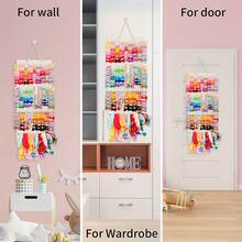 Butterfly Hair Clip Organizer And Accessory Storage Rack - Linen Display Stand For Headbands, Barrettes, Scrunchies, Hair Ties - Ideal For Halloween & Christmas Gifts (No Power Needed) - Multicolor - View 6