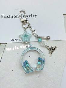 4 件/3 件/2 件千禧风格，爱上音乐，金属质感，耳机设计，多功能手机链吊坠，钥匙扣，背包挂件，Guka 挂件，适合日常搭配，可作为节日礼物送给家人、朋友、恋人、同学、友情礼物汽车配件可爱哥特 Y2k - 彩色 - 查看 9