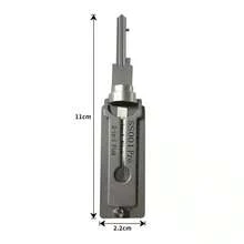 NetHong Stainless Steel SS001 PRO Key Decoder Perfect Match For Key Picking Hook Tool - Silver - View 11