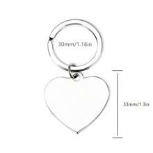1 件心形金属钥匙扣，送给女儿的礼物，母亲节礼物情人节汽车配件包魅力学校可爱哥特 Y2k