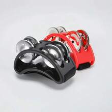 1 件装双排脚铃卡洪鼓邦戈鼓卡洪鼓脚铃架打击乐器 - 彩色 - 查看 6