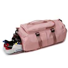 Multipurpose Travel Backpack, Large Capacity Gym Duffle Bag, Daily Sport Backpack Tote With Individual Shoe Pockets For Men And Women - màu xanh lá - Xem 7