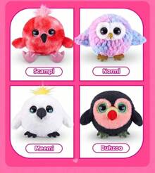 ZURU Pets Alive Chirping Bird, Talking Electronic Pet, Giant Surprise Egg, Stickers, Comb, Fluffy Slime, Bird Plush Doll For Girls, Mystery Surprise Egg, 1 Pack - Multicolor (Random Style) - View 3