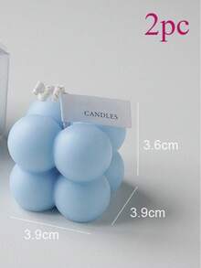 1/2/12pcs Mini Magic Cube Scented Candle,Handmade Bubble Shaped Candles Cute Aromatherapy Candles For Halloween,Spooky,Autumn,Festival,Holiday ,Winter,Holiday,Festival,Room Decor,Gifts Graduation,Candle Wholesale