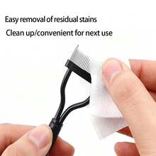 3pcs/Set Eyebrow Brush, Eyelash Separator, Eyebrow Comb And Mascara, Professional Eye Makeup Tools,Makeup,Cheap,Room Decor,Vanity,Travel,Bedroom,Makeup Accessories - Black - View 9