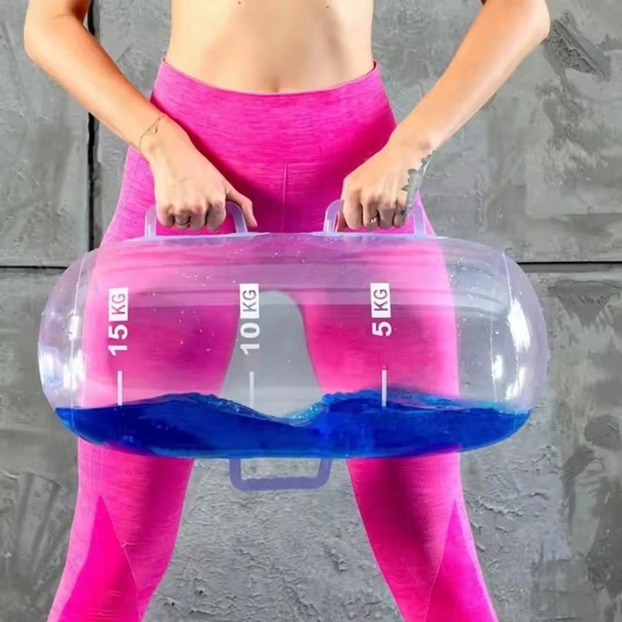 Bolsa de potencia de agua, bolsa de entrenamiento de Aqua con peso de Agua, portátil, estable, equipo de fitness, bolso de arena para entrenamiento