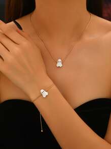 2 Stücke/Set elegant goldener Schmuck - 1 verstellbare Schlangenkette Halskette und 1 Paar Schlangenkette Armbänder, minimalistisches Design geeignet für Partykleider und täglichen Gebrauch