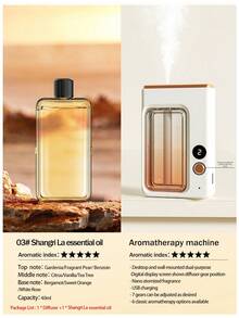 Automatic Aroma Diffuser, Home Fragrance Mist Humidifier, Long-Lasting Odor Eliminator & Air Freshener, Suitable For Bedroom, Home, Hotel, Desk Or Wall-Mounted, Comes With Essential Oils, Quiet Operation, Mini Diffuser For Office - Multi-fragrance - View 38