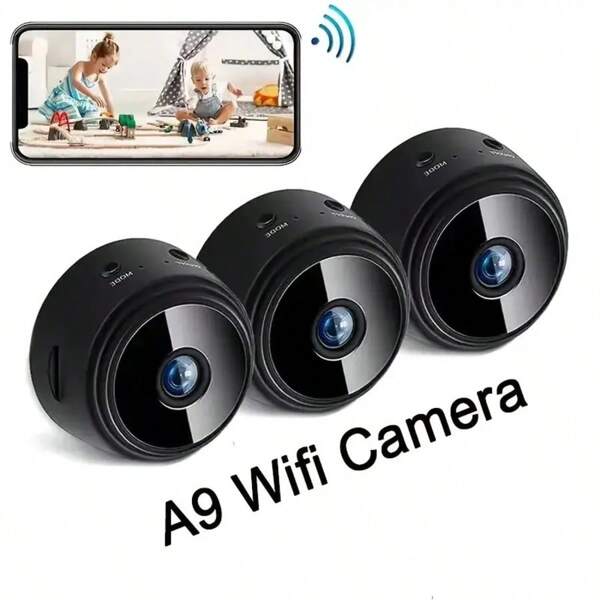 Camara De Vigilancia Inalámbrica Interior/Exterior 1080P HD Con Visión Nocturna, Alertas De Detección De Movimiento, Compatible Con Asistente De Voz, Batería Recargable Y Alimentación Por USB, Monitoreo Navideño Para Seguridad Del Hogar, Cámara De Seguridad Exterior Inalámbrica