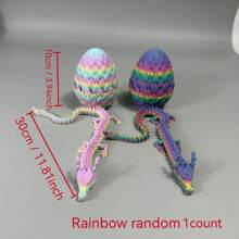 1pc 3D Printed Giant Scaled Dragon Egg + 23.62 Inch Large Decorative Item, Home Gift, Party Gift, Halloween & Christmas Gift, Fashionable Scaled Dragon Decor