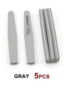 NailShine 3/5/10/20 件海绵 100/180 号指甲锉和抛光套装，双面砂纸板可水洗抛光块，适用于天然指甲和水晶指甲，专业美甲工具