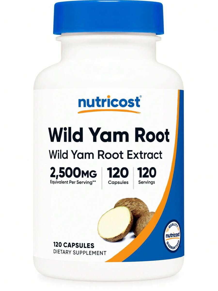Nutricost Wild Yam Root (2,500mg Equivalent) 120 Capsules - Vegan Wild Yam Root Extract Supplement, Gluten-Free, GMO-Free, 120 Servings | Wild Yam Root Supplement, Herbal Extract, Vegan Capsules, Non-GMO, Gluten Free, Premium Quality - 其他 - 查看 1
