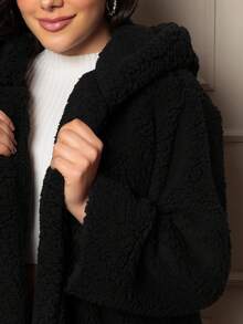 CUTE TED Coat With Hood - Negro - Ver 4