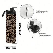 1 ấm đun nước dung tích lớn 18oz họa tiết da báo, chất liệu thép không gỉ, giữ ấm - giữ lạnh, rất thích hợp cho gia đình, ngoài trời, thể thao, nắp di động, rất tiện lợi khi sử dụng, là món quà lựa chọn hàng đầu cho Giáng sinh, sinh nhật hoặc kỷ niệm. - Nhiều màu - Xem 2