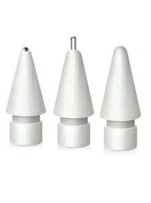 兼容 Apple Pencil 笔尖，升级版 6 支装替换笔尖，带笔盒，不易磨损，笔尖纤细，精准操控，金属笔尖，兼容 Apple Pencil 第一代/第二代/USB-C/iPad Pro Pencil