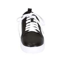 Fuzzy Anita Women's Wide Width Comfort Lace-Up Sneakers, Casual Shoes - 黑色 - 查看 2