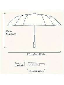 Automatic Umbrella,Compact Automatic Umbrella | Dual-Purpose, UV Protection, Sun & Rain Ready, Foldable, 8-Rib Structure With Donut Hook,Family Entertainment Outdoor Rainproof And Sunscreen Dual-Use Parasol For Multiple People For School,Office,Household,Travel, Back To School Supplies Summer Cooling,Beach,Travel Umbrella For Women Umbrella Rainproof Windproof