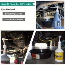 Untere Einheit Zahnradpumpe Flüssigkeitspumpe Schmierfett, Differentialgetriebeflüssigkeit, Frostschutzmittel-Transferkit geeignet für Standard-Quart-Flaschen