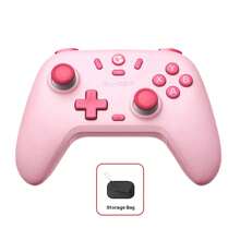 GAMESIR T4 Nova Lite Gaming Tri-Mode Controller, No Dead Zone Joystick, 6-Axis Gyroscope, Linear Trigger, 2.4G/Bluetooth/Wired Second Connection, Switch/Steam/Android/IOS Universal, Pink